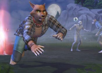 The Sims 4 Werewolves Game Pack prompts you to accept the moon