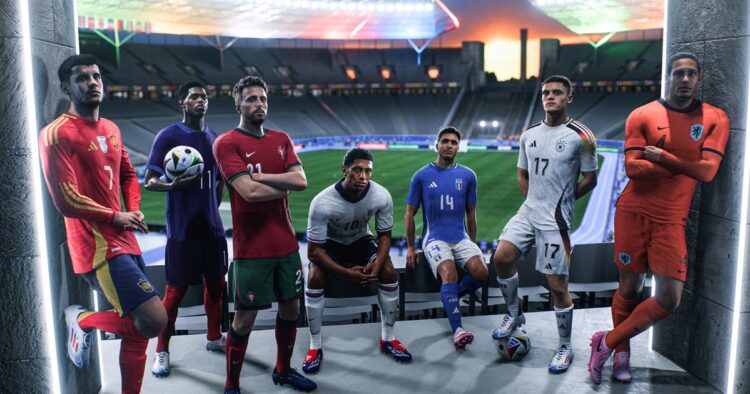 Pilot your nation to triumph in Euro 2024 with EA Sports FC 24, even if it requires dismantling your regional adversaries with a firm challenge