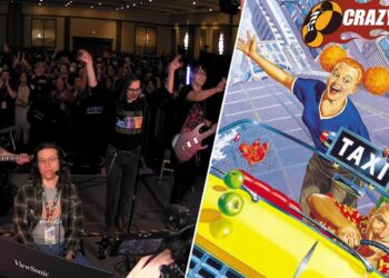 “Unmissable Thrills: Experience the Heart-Pounding Crazy Taxi Speedrun with an Electrifying Live Band!”